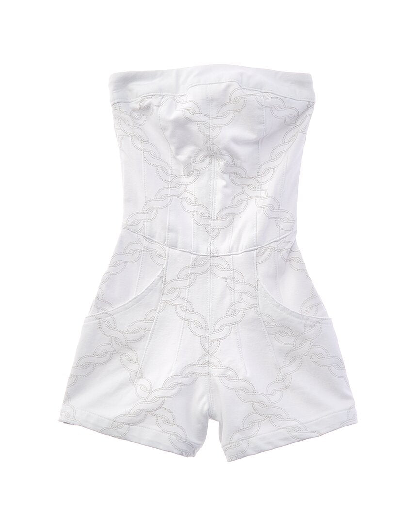 Vintage Havana Vintage Havana Rope Stitch Strapless Romper
