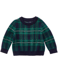 Janie and Jack Janie And Jack The Holiday Tartan Sweater
