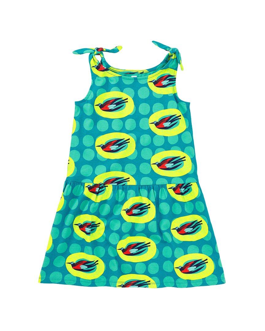 Tea Collection Tea Collection Tie Shoulder Drop Hem Dress