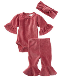 Rachel Zoe Rachel Zoe 3Pc Cord Velour Pant Set