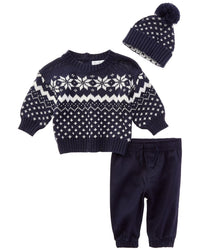 Rachel Zoe Rachel Zoe 3Pc Sweater, Pant & Hat Set