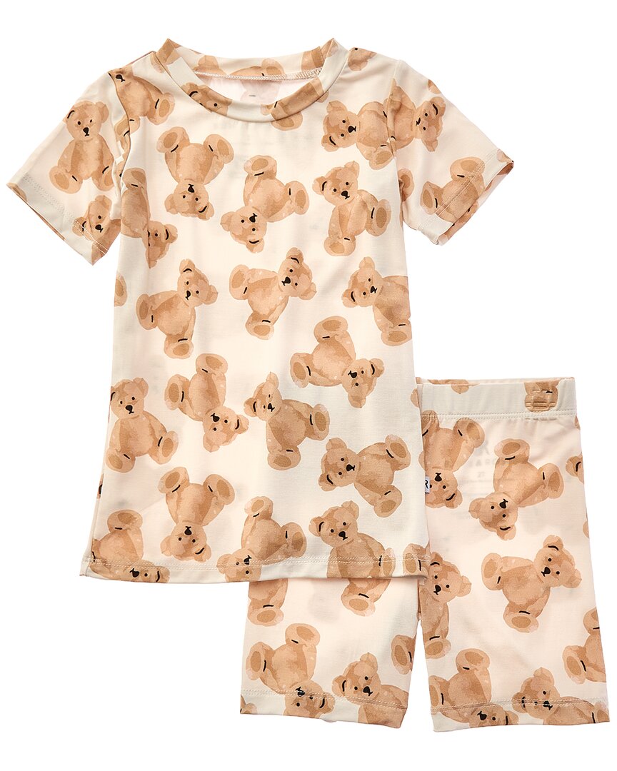 Bums & Roses Bums & Roses Bear Hugs Short Sleeve Pajama Short Set