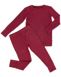 Bums & Roses Bums & Roses Berry Dramatic Long Sleeve Pajama Set