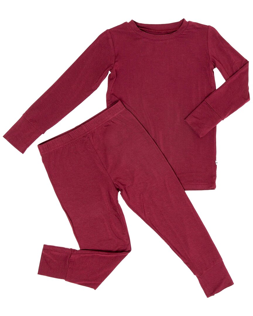 Bums & Roses Bums & Roses Berry Dramatic Long Sleeve Pajama Set