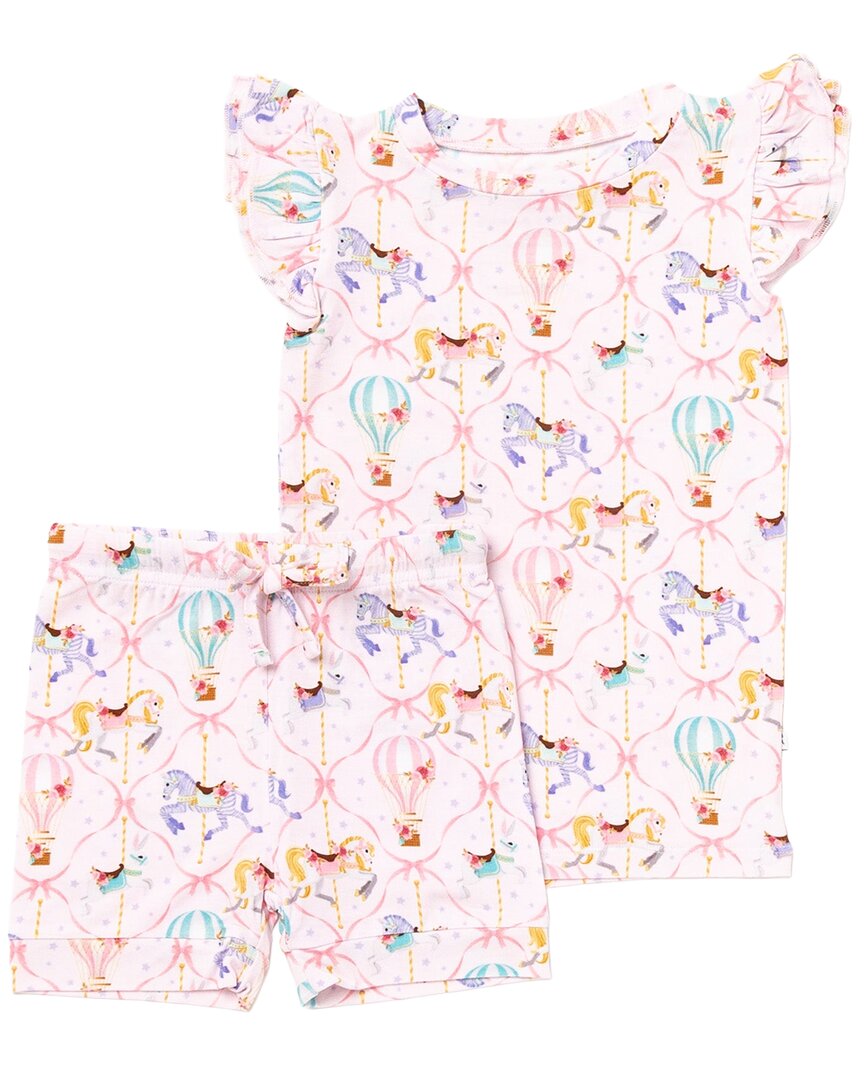 Bums & Roses Bums & Roses Carousel Wishes Cap Sleeve Shirt & Short
