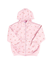Bums & Roses Bums & Roses Cherry Sweet Zip-Up Hoodie