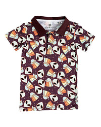 Bums & Roses Bums & Roses Cosmic In Peace Bamboo Polo