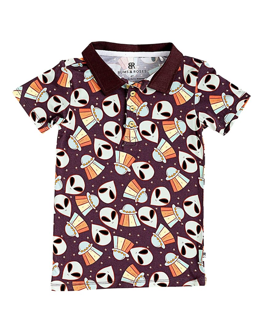 Bums & Roses Bums & Roses Cosmic In Peace Bamboo Polo