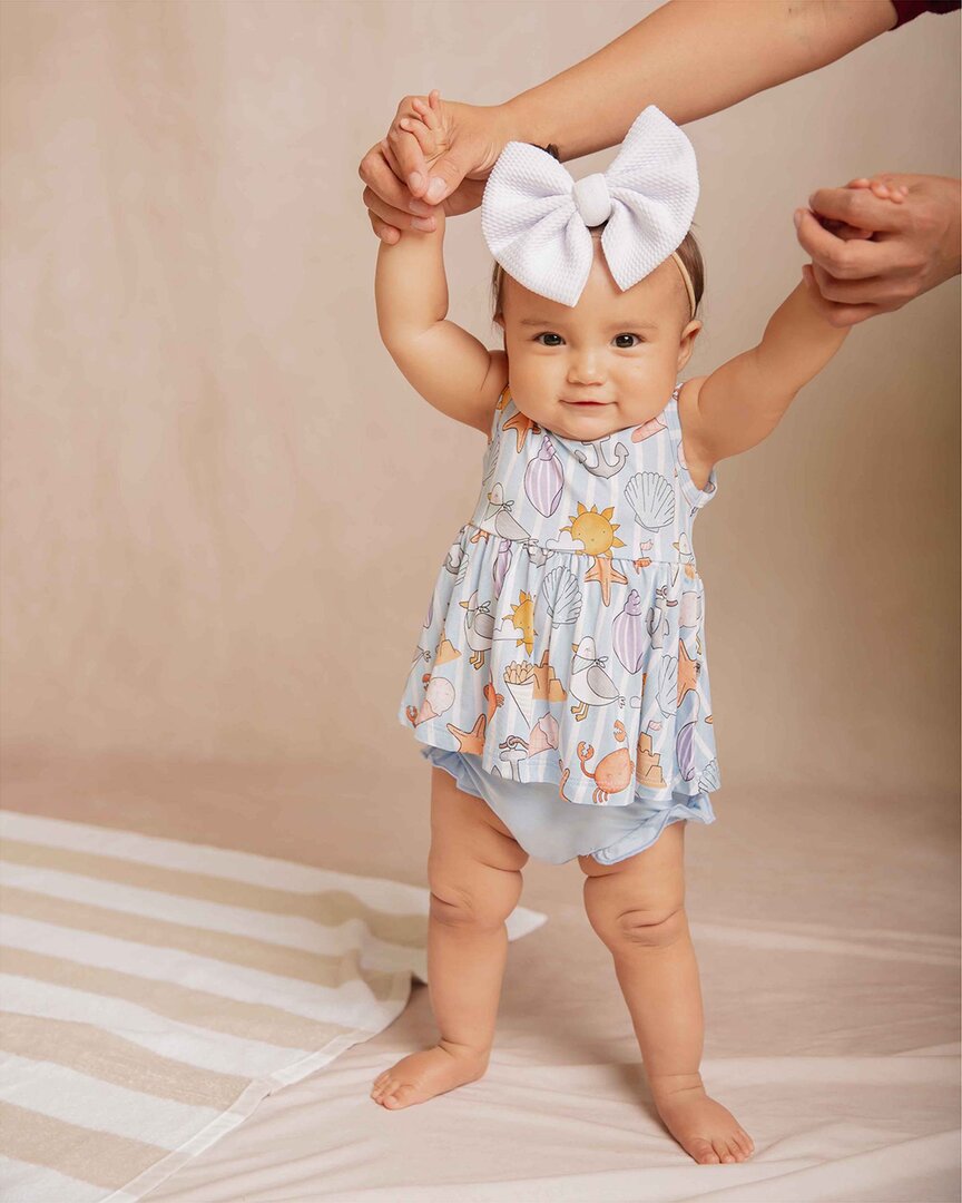 Bums & Roses Bums & Roses Crabby & Cute Sleeveless Peplum Top Set