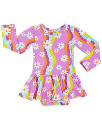 Bums & Roses Bums & Roses Disco Daysies Ruffle Dress