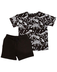Bums & Roses Bums & Roses Glow Extinct Short Sleeve T-Shirt & Short