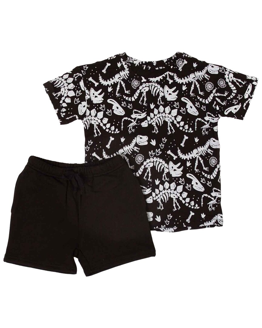 Bums & Roses Bums & Roses Glow Extinct Short Sleeve T-Shirt & Short