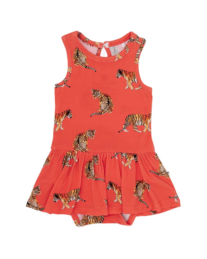 Bums & Roses Bums & Roses Go Get 'Em Tiger Racer Back Ruffle Dress