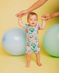 Bums & Roses Bums & Roses Piece O'cake Shortie Romper