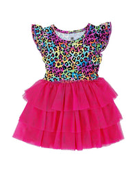 Bums & Roses Bums & Roses Roarin' Rainbow Tulle Tutu Dress
