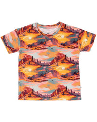 Bums & Roses Bums & Roses Saddle Up Sunset T-Shirt