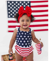 Bums & Roses Bums & Roses Stars & Stripes Bubble Romper