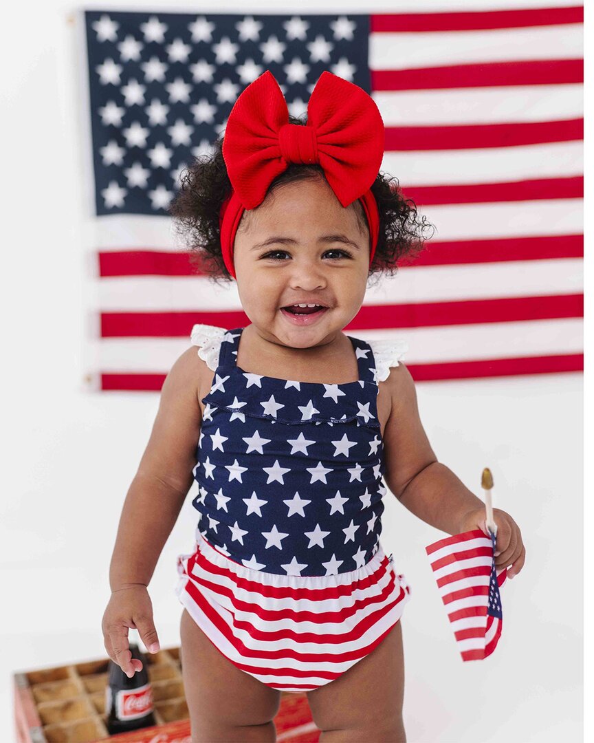 Bums & Roses Bums & Roses Stars & Stripes Bubble Romper