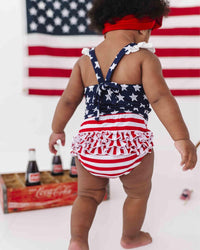 Bums & Roses Bums & Roses Stars & Stripes Bubble Romper