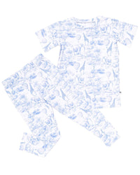 Bums & Roses Bums & Roses Sweet Safari Short Sleeve Pajama Set