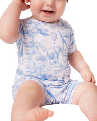 Bums & Roses Bums & Roses Sweet Safari Shortie Romper
