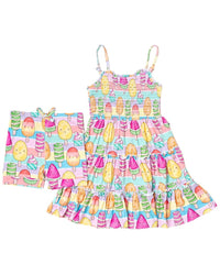 Bums & Roses Bums & Roses Treat Yo'self Sleeveless Dress & Short