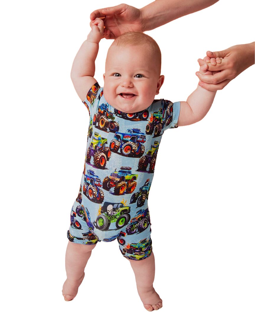 Bums & Roses Bums & Roses Trucks Are My Jam Shortie Romper