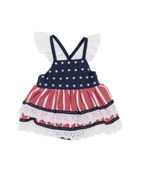 Bums & Roses Bums & Roses Usa Tiered Ruffle Dress