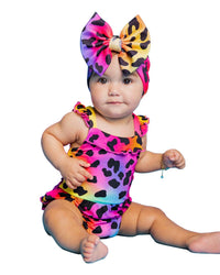 Bums & Roses Bums & Roses Wild About Hue Bubble Romper