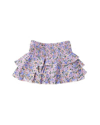 Shade Critters Blossoms Girls Smocked Ruffle Skirt