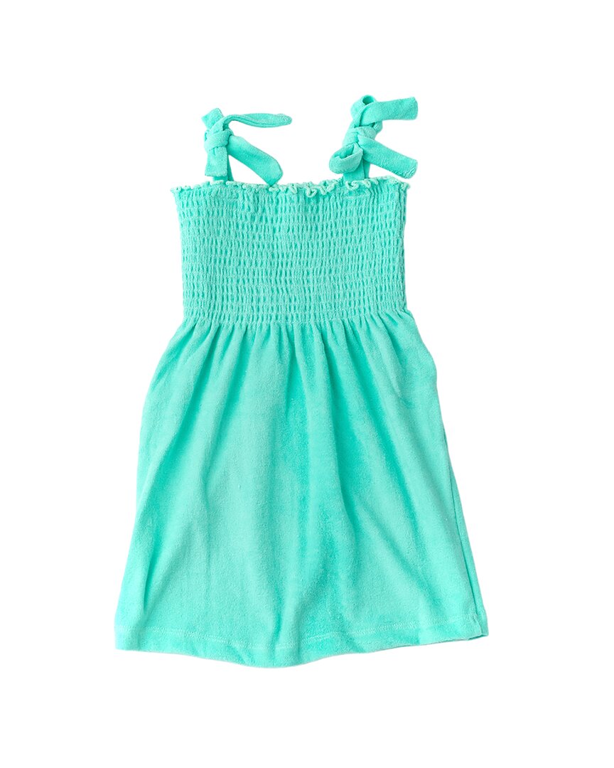 Shade Critters Terry Girls Smocked Tank Dress