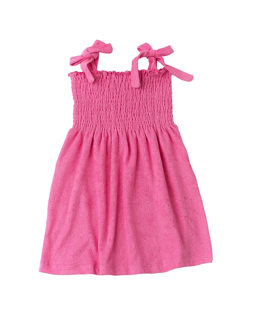 Shade Critters Terry Girls Smocked Tank Dress