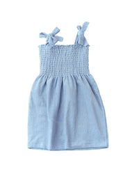 Shade Critters Terry Girls Smocked Tank Dress