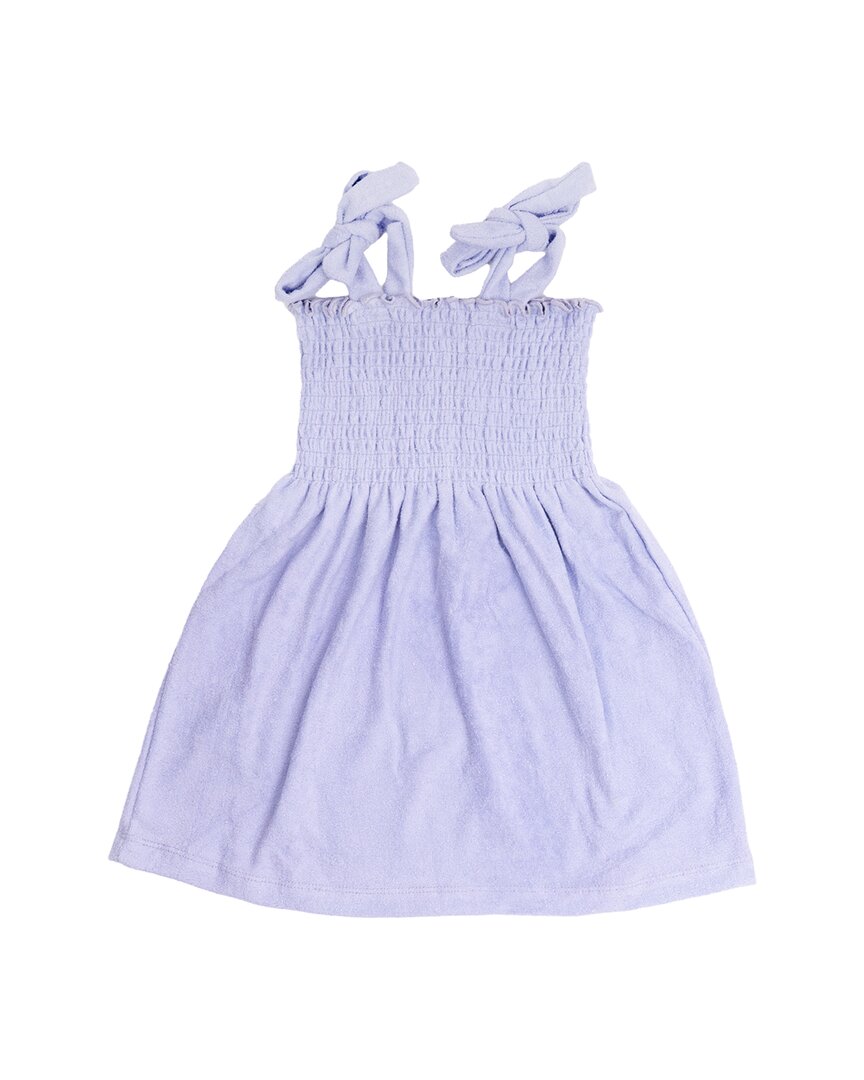 Shade Critters Girls Terry Smocked Tie Top Dress