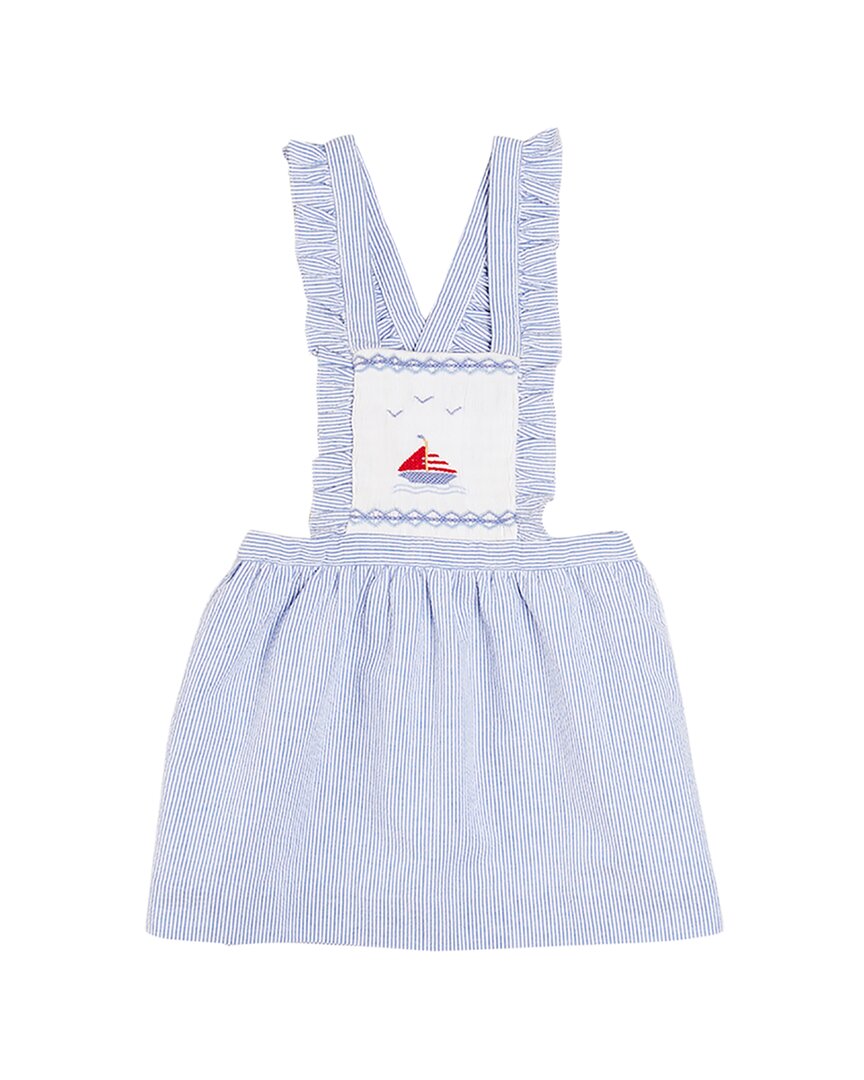 Pepa London Pepa London Nautical Striped Boat Embroidered Skirt