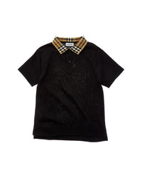 Burberry Burberry Check Collar Polo Shirt