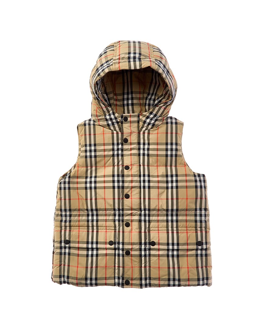 Burberry Burberry Check Puffer Down Gilet