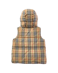 Burberry Burberry Check Puffer Down Gilet