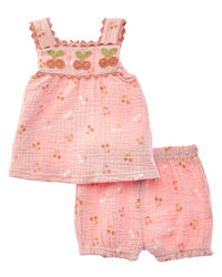 Adley & Hudson Adley & Hudson 2Pc Top & Short Set
