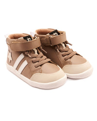 Old Soles Boss Ground Leather High-Top Sneaker Multi