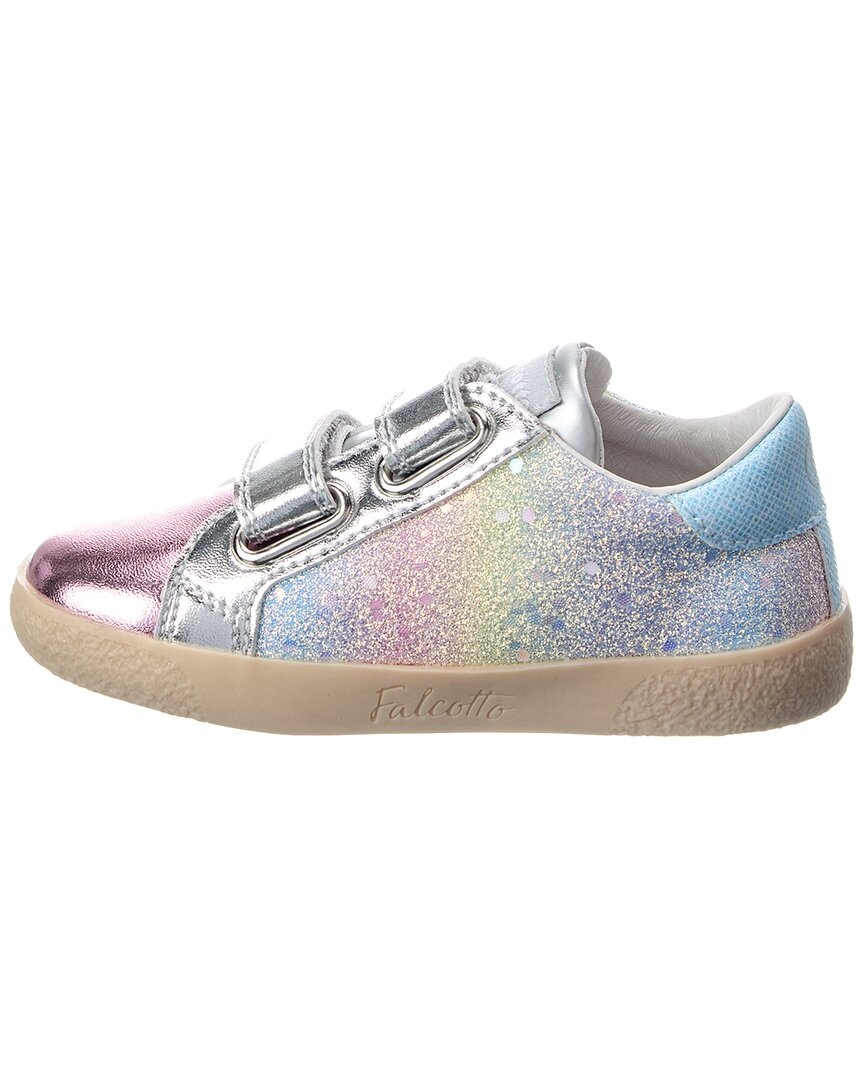 Naturino Naturino Falcotto Alnoite 2 Glitter & Leather Sneaker