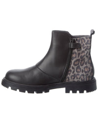 Naturino Grify Zip Leather & Suede Boot
