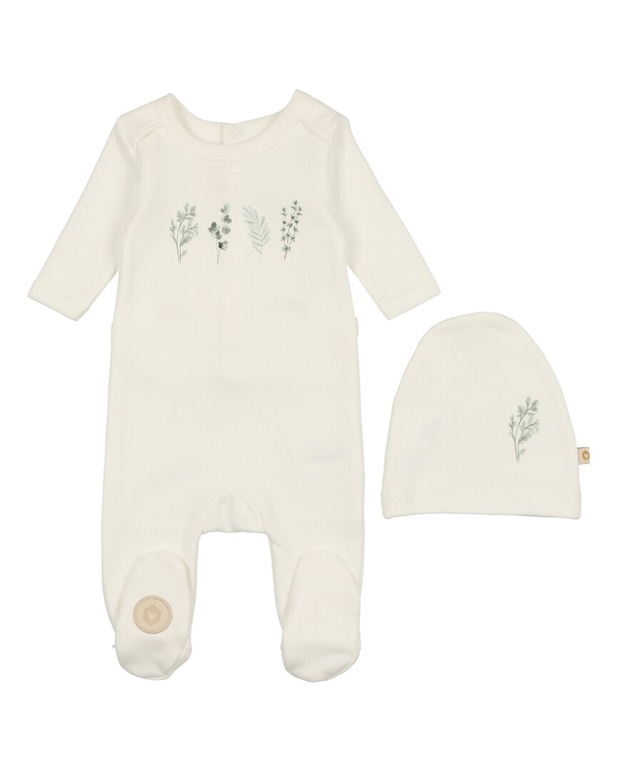 Mon Tresor Boys Garden Glow Footie & Hat Set