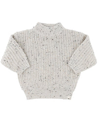 oh baby! Oh Baby! Speckle Knit Grandpa Knitted Pullover