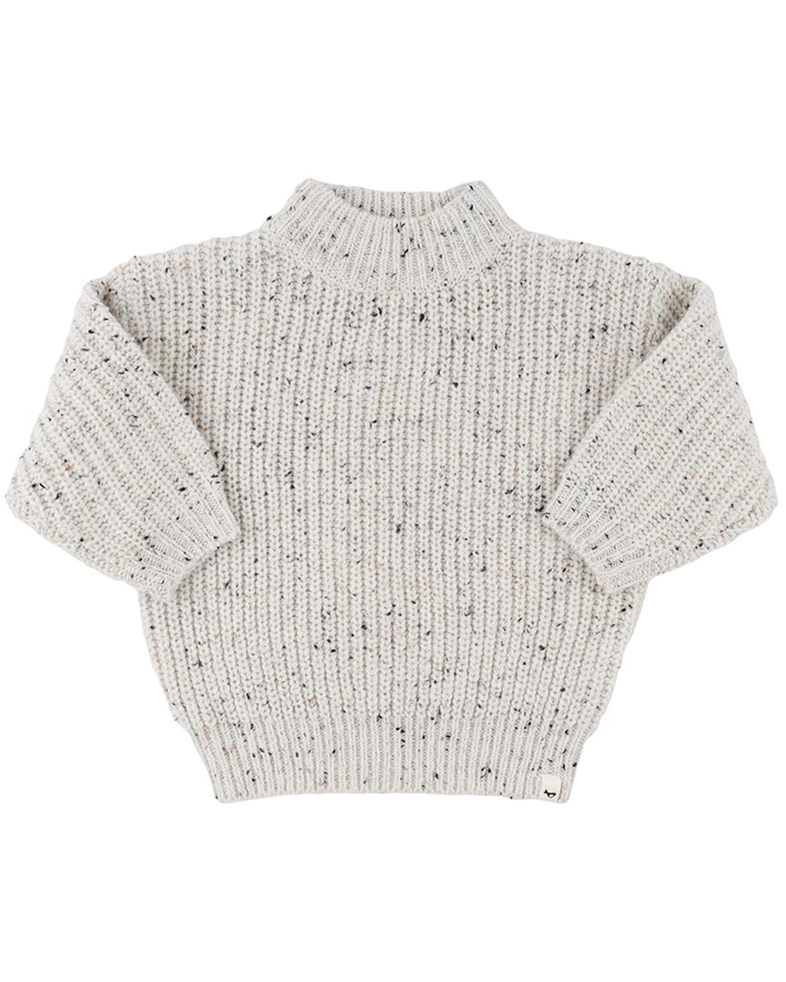 oh baby! Oh Baby! Speckle Knit Grandpa Knitted Pullover