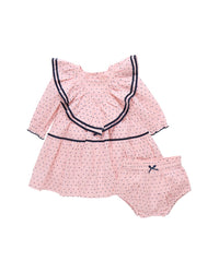 Pink Chicken Pink Chicken Baby Girls Raphaela Dress Set