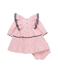 Pink Chicken Pink Chicken Baby Girls Raphaela Dress Set