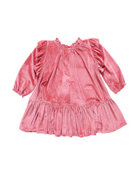 Pink Chicken Pink Chicken Girls Velour Harper Dress