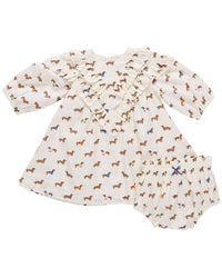 Pink Chicken Pink Chicken Baby Girls Everly Dress Set