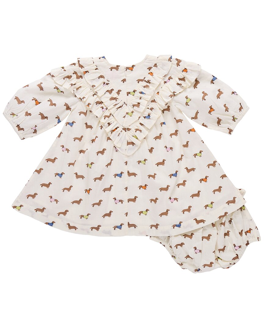 Pink Chicken Pink Chicken Baby Girls Everly Dress Set